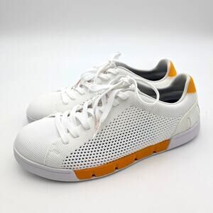 Swims Breeze Tennis Washable Knit Sneaker Shoes Men's White Size US8.5 EU41.5